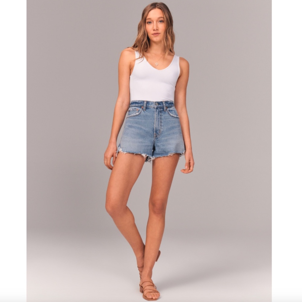 Abercrombie & Fitch Blue Jean Shorts